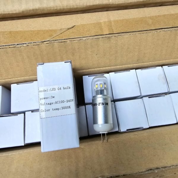 Lote #180 Caja con 100 lamparas LED G4 - Imagen 4