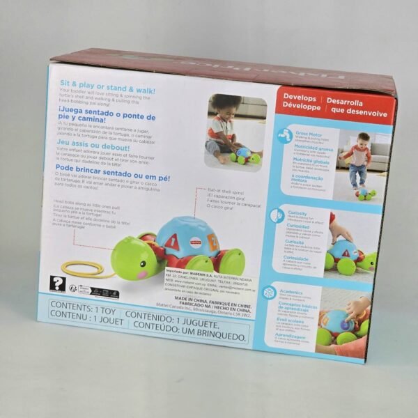 Lote #111 Tortuga de arrastre Fisher Price, 12 meses - Imagen 4