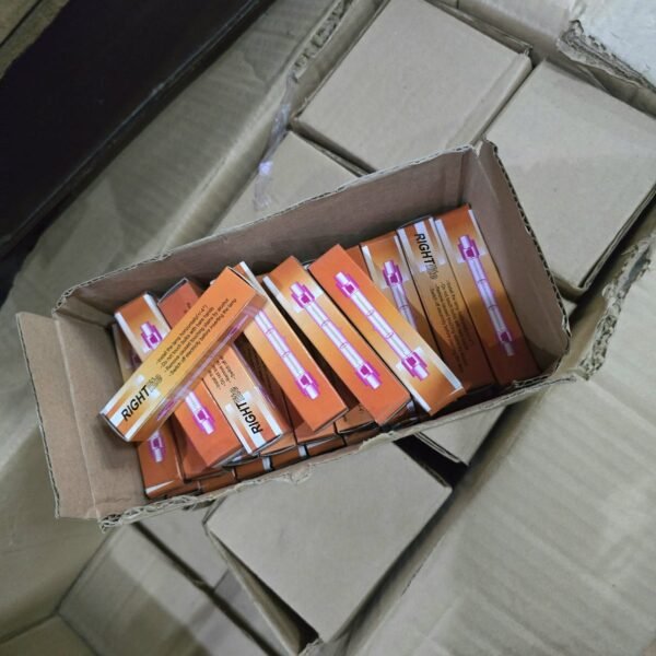 Lote # 38 Caja con 336 tubos halogenos 150w