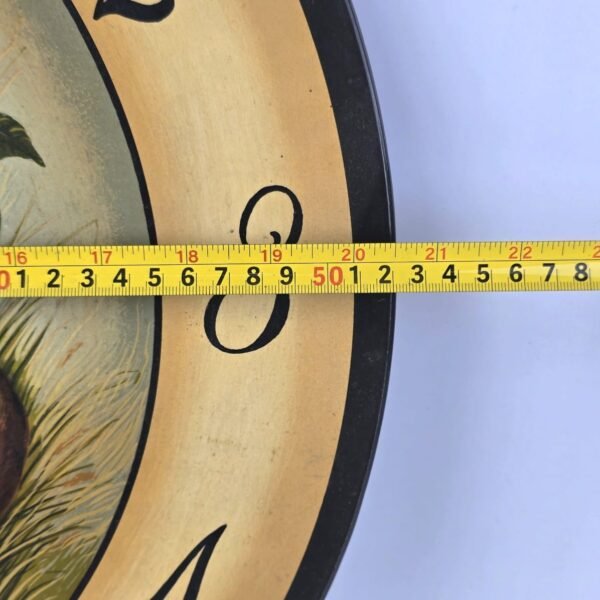Lote # 39 Reloj de pared pintado a mano - Imagen 4