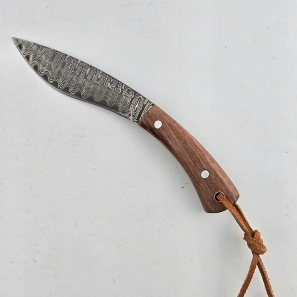 Lote #186 Cuchillo tipo kukri, con vaina - Imagen 3