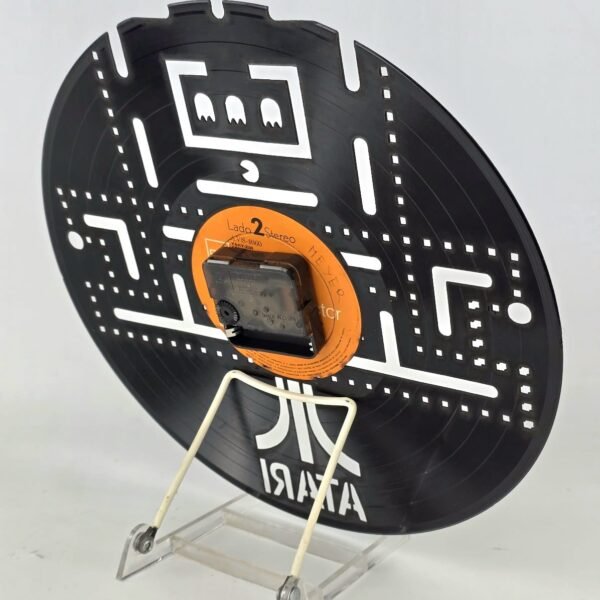 Lote # 01 Reloj en disco de vinilo Atari Pacman - Imagen 5