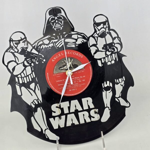 Lote #139 Reloj en disco de vinilo Star Wars - Imagen 4