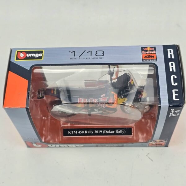Lote # 07 KTM Dakar, Burago 1:18 - Imagen 5