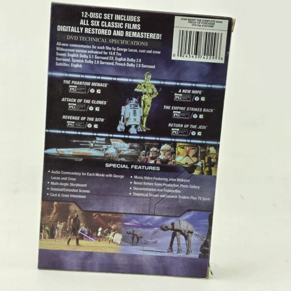 Lote # 01 Saga completa Star Wars en DVD - Imagen 2
