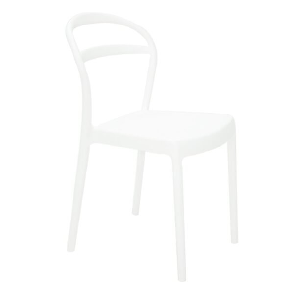 Lote # 52 Silla Sisi Blanca 2 - Imagen 2