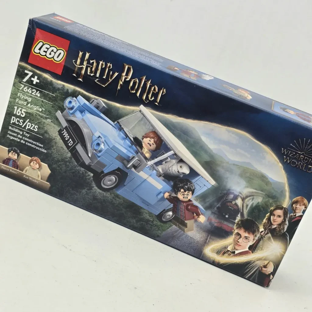 Caja del set LEGO Harry Potter Flying Ford Anglia 76424 con minifiguras de Harry y Ron. by Remates Narvaja