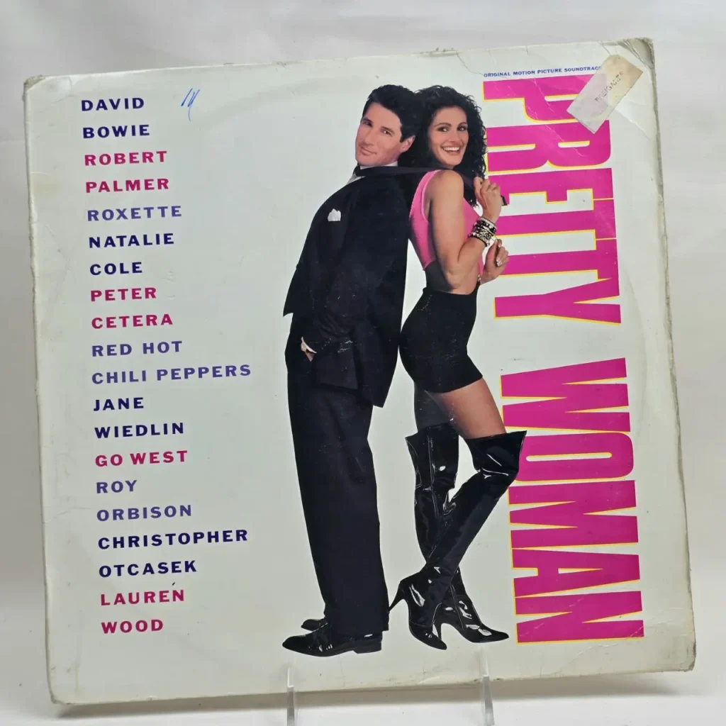 Portada de álbum de vinilo Pretty Woman Original Motion Picture Soundtrack con Richard Gere y Julia Roberts. by Remates Narvaja