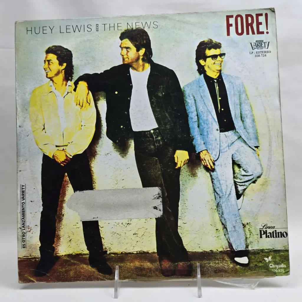 Portada del álbum de vinilo Huey Lewis & The News - Fore! by Remates Narvaja