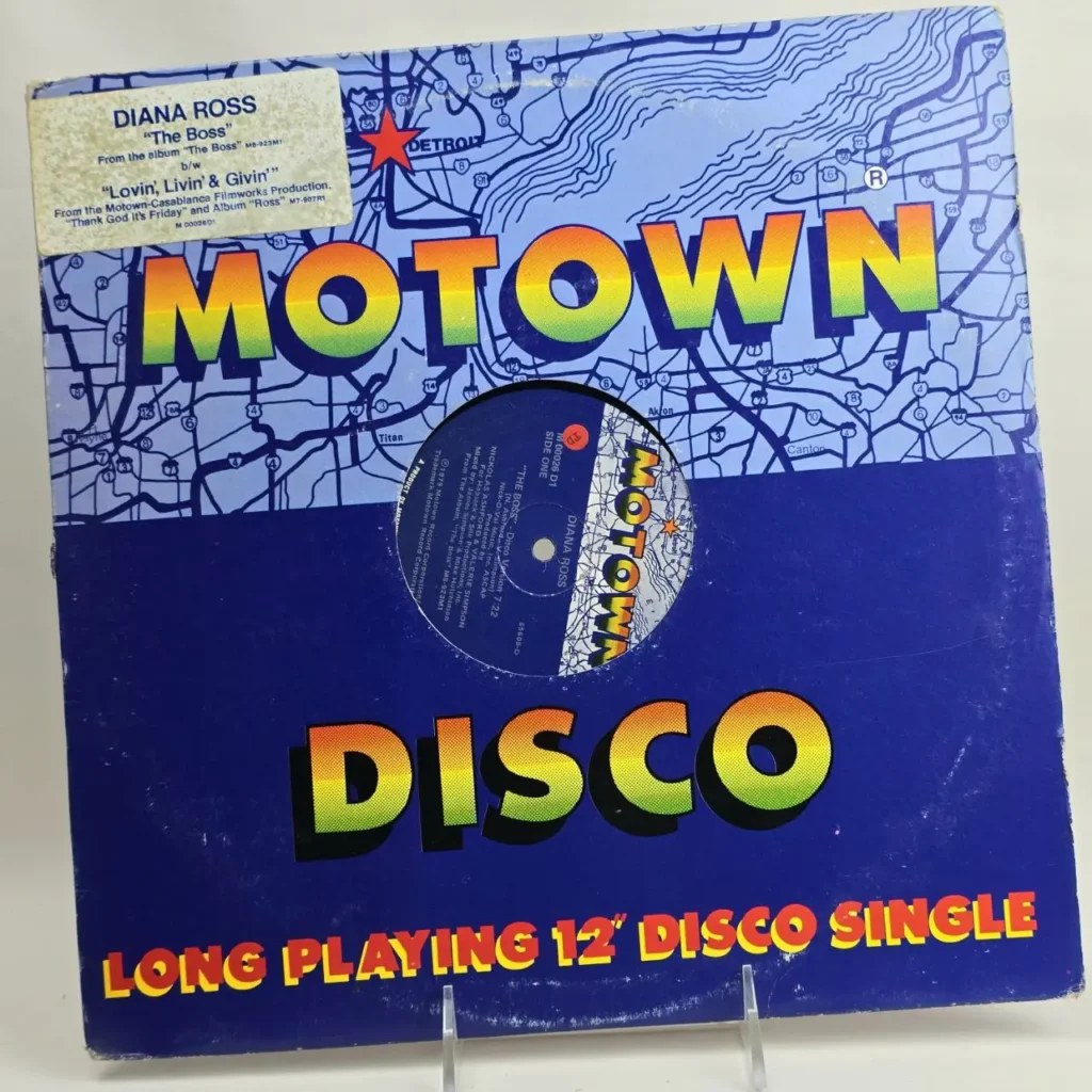 Diana Ross "The Boss" Motown Disco 12-inch vinyl single. by Remates Narvaja