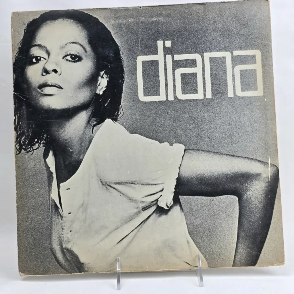 Portada del álbum "Diana" de Diana Ross en blanco y negro. by Remates Narvaja