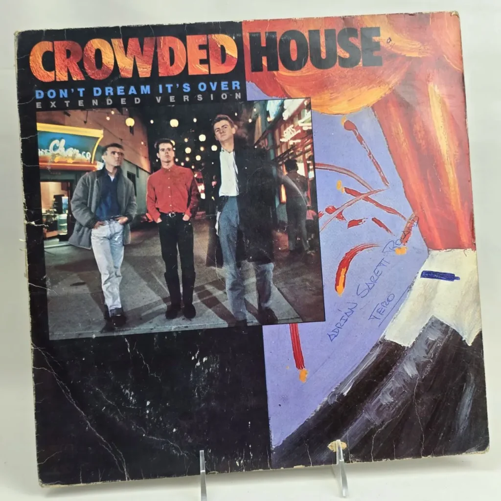 Portada de vinilo de Crowded House - Don't Dream It's Over (versión extendida) by Remates Narvaja