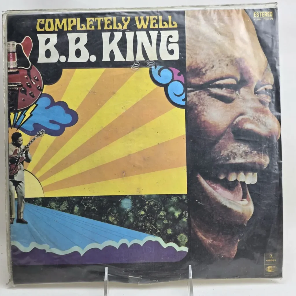 Portada del álbum de vinilo B.B. King - Completely Well, con el artista sonriendo. by Remates Narvaja