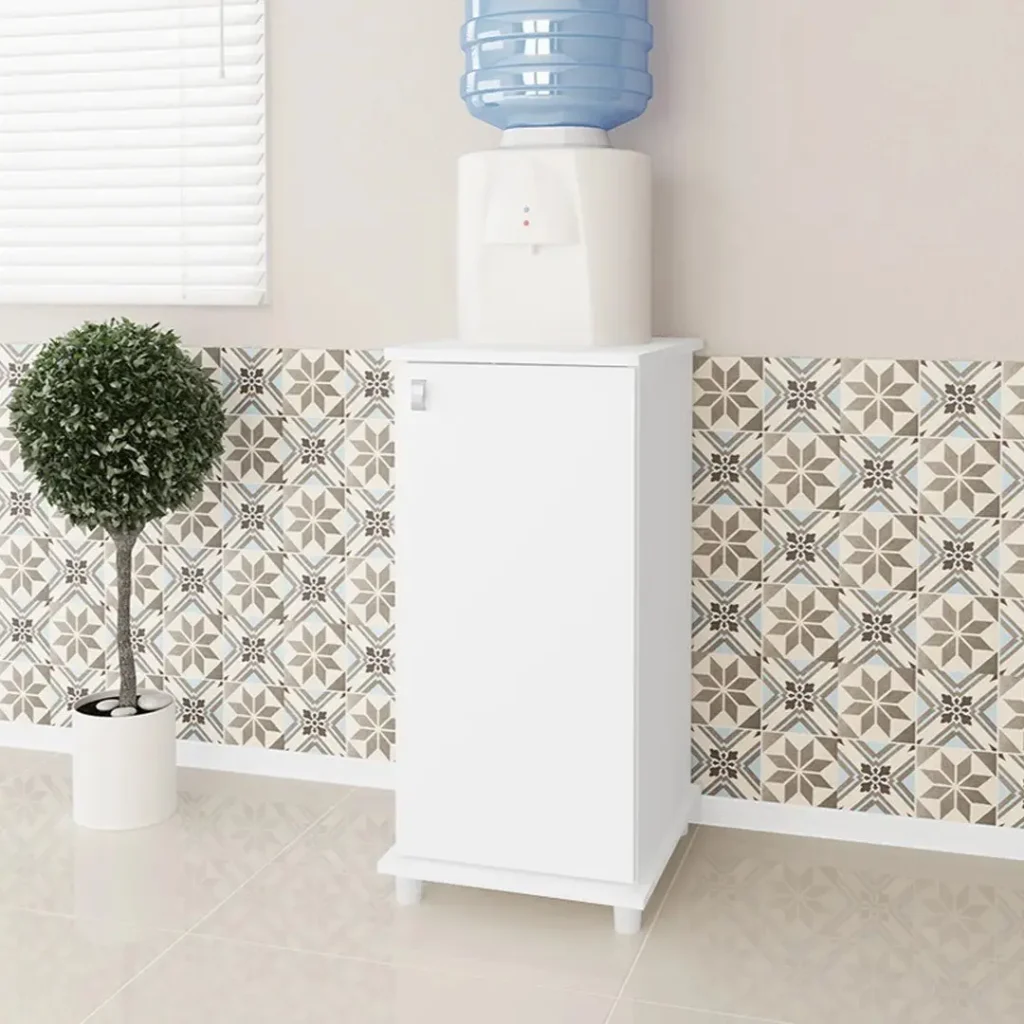 Mueble blanco para dispensador de agua. by Remates Narvaja