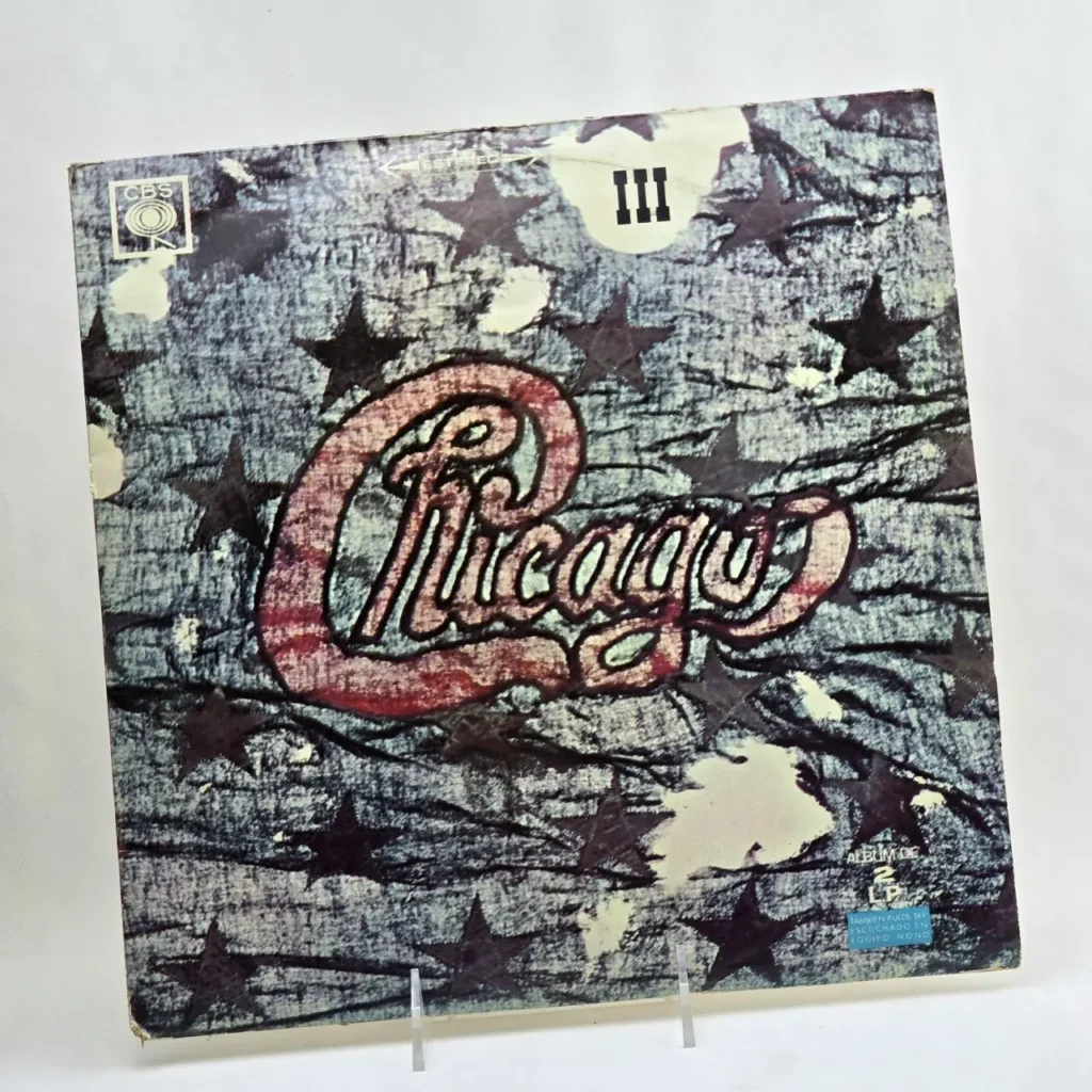 Carátula de álbum de vinilo Chicago III, doble LP. by Remates Narvaja