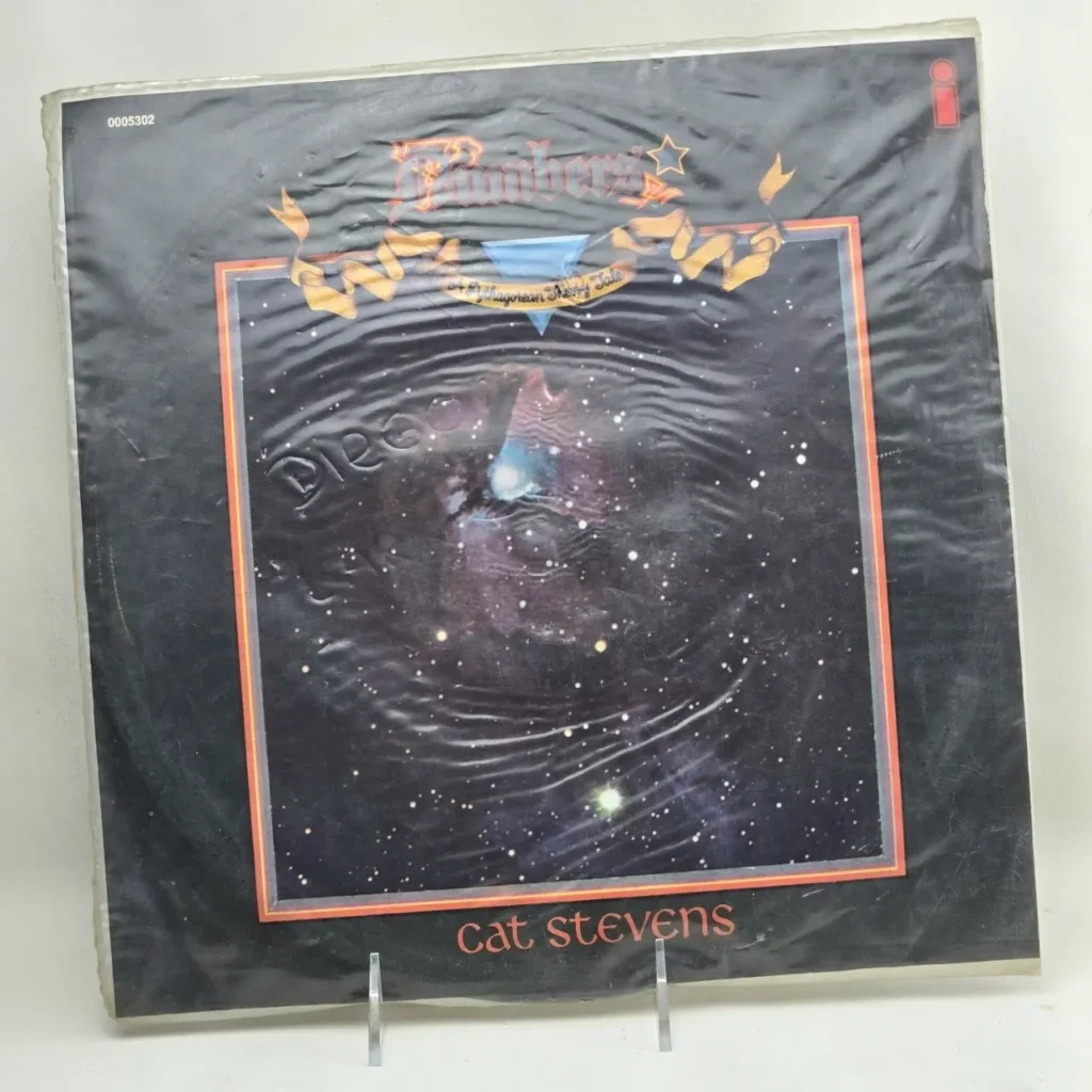 Vinilo de Cat Stevens, álbum Numbers, con portada cósmica de estrellas. by Remates Narvaja