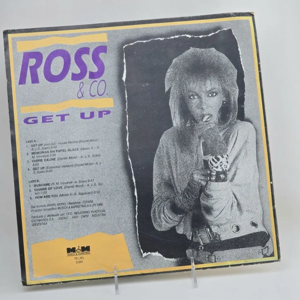 Vinilo Ross & Co. Get Up, álbum pop de 1990. by Remates Narvaja