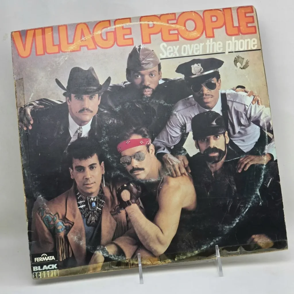 Portada del álbum Village People "Sex over the phone". by Remates Narvaja