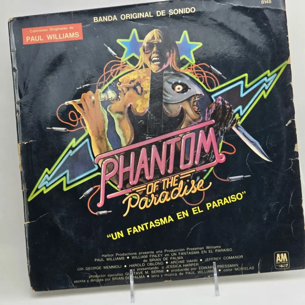 Phantom of the Paradise soundtrack vinyl cover Paul Williams by Remates Narvaja