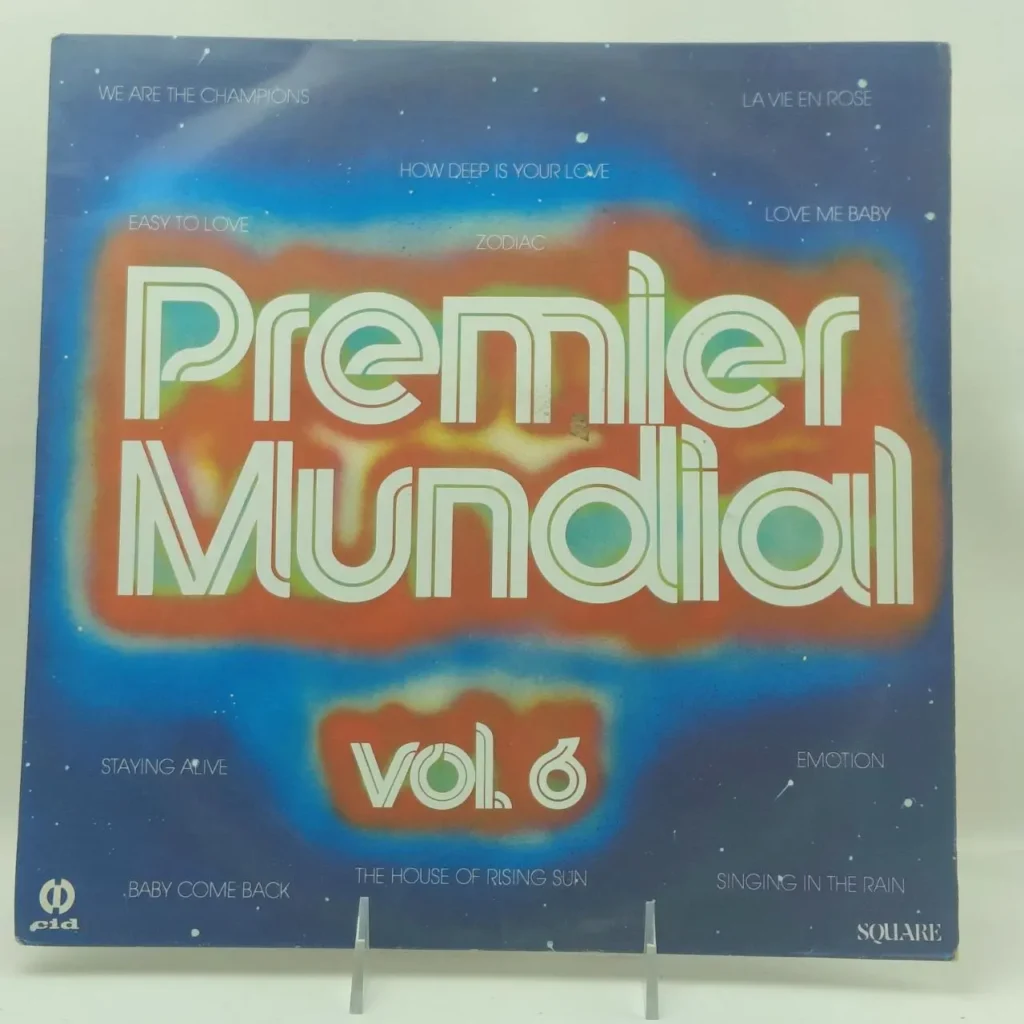 Álbum de vinilo Premier Mundial Vol. 6 con canciones como We Are The Champions, How Deep Is Your Love, Staying Alive, La Vie by Remates Narvaja