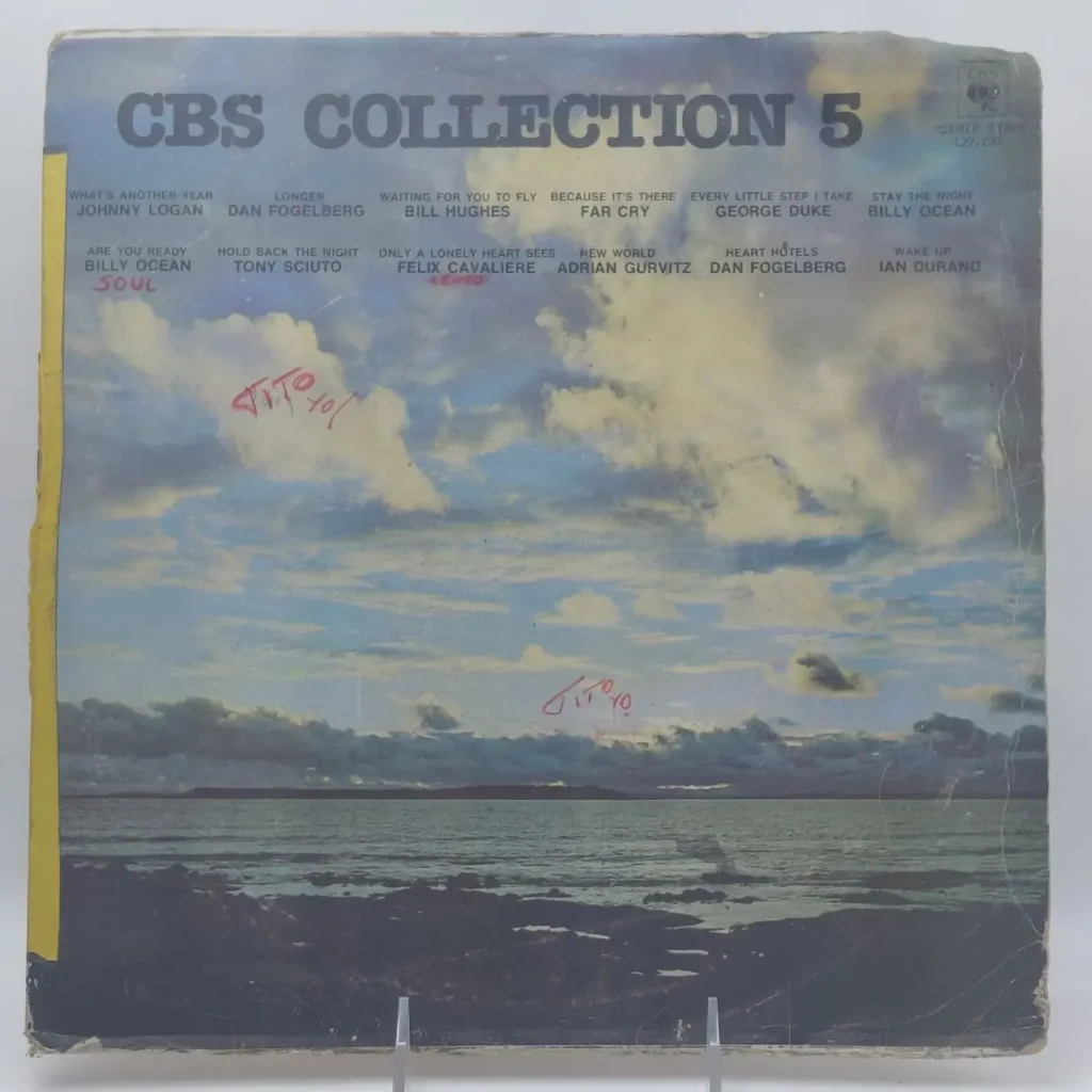 CBS Collection 5 vinyl album cover with a cloudy ocean landscape and tracklist featuring Billy Ocean. by Remates Narvaja