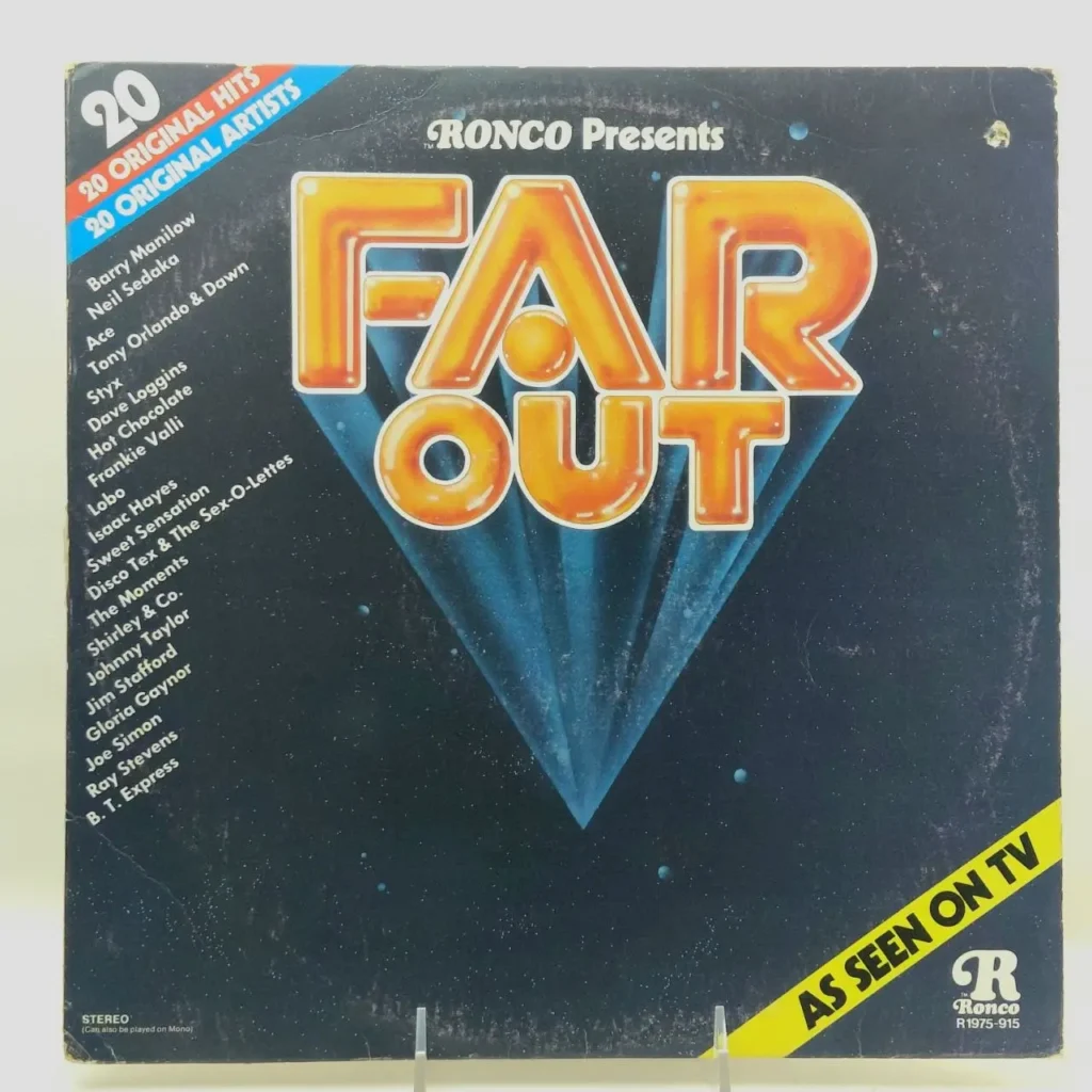 Carátula del álbum Ronco Presents Far Out, 20 Original Hits, As Seen On TV. by Remates Narvaja