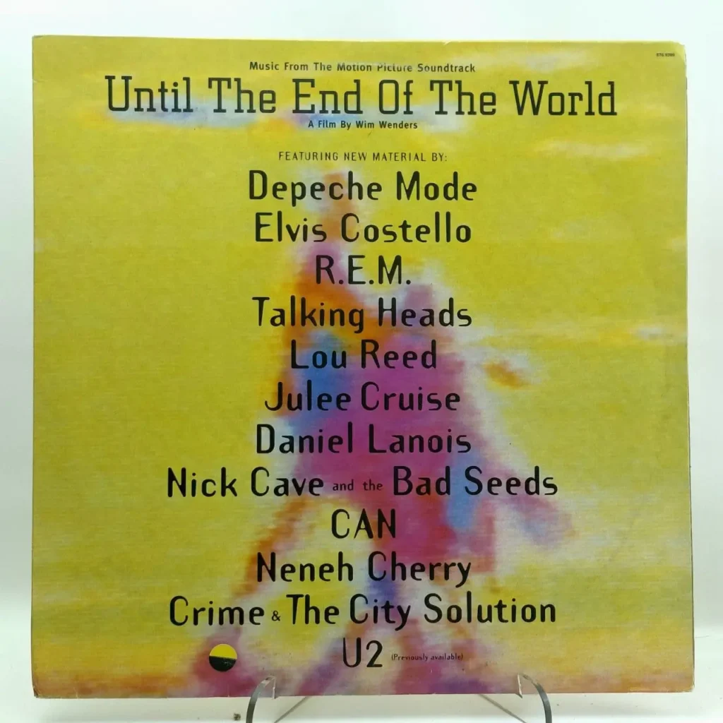 Carátula del álbum de la banda sonora "Until The End Of The World" de Wim Wenders, con Depeche Mode, R.E. by Remates Narvaja