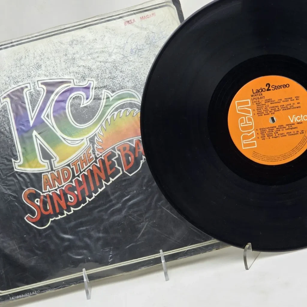 KC and the Sunshine Band álbum de vinilo y disco con etiqueta RCA. by Remates Narvaja