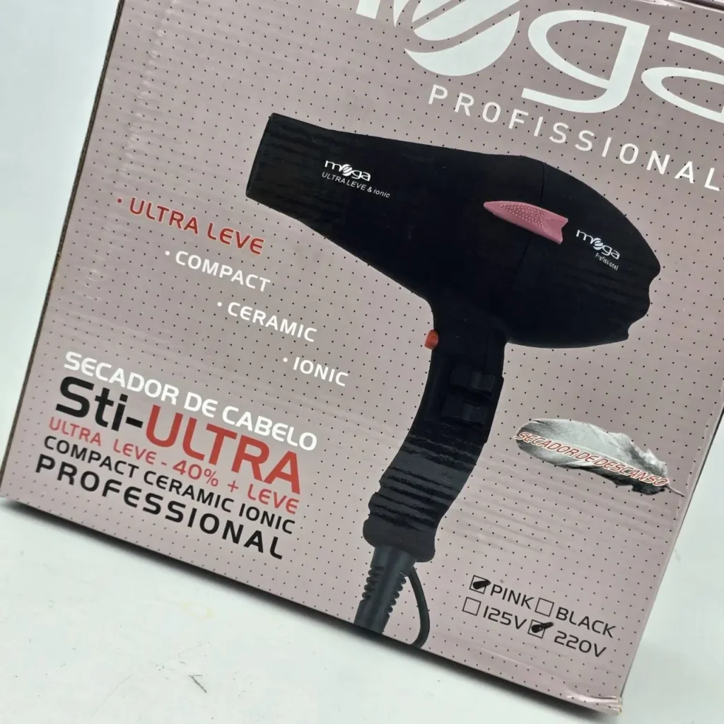 Caja de secador de pelo profesional Mega Sti-ULTRA, ultra ligero, compacto, cerámico e iónico. by Remates Narvaja