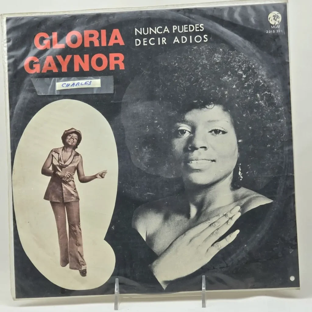 Portada del single de vinilo de Gloria Gaynor "Nunca Puedes Decir Adiós". by Remates Narvaja