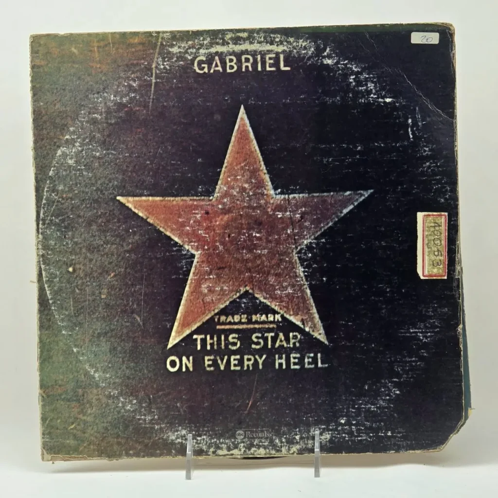 Portada de álbum de Gabriel "This Star On Every Heel" con estrella desgastada. by Remates Narvaja