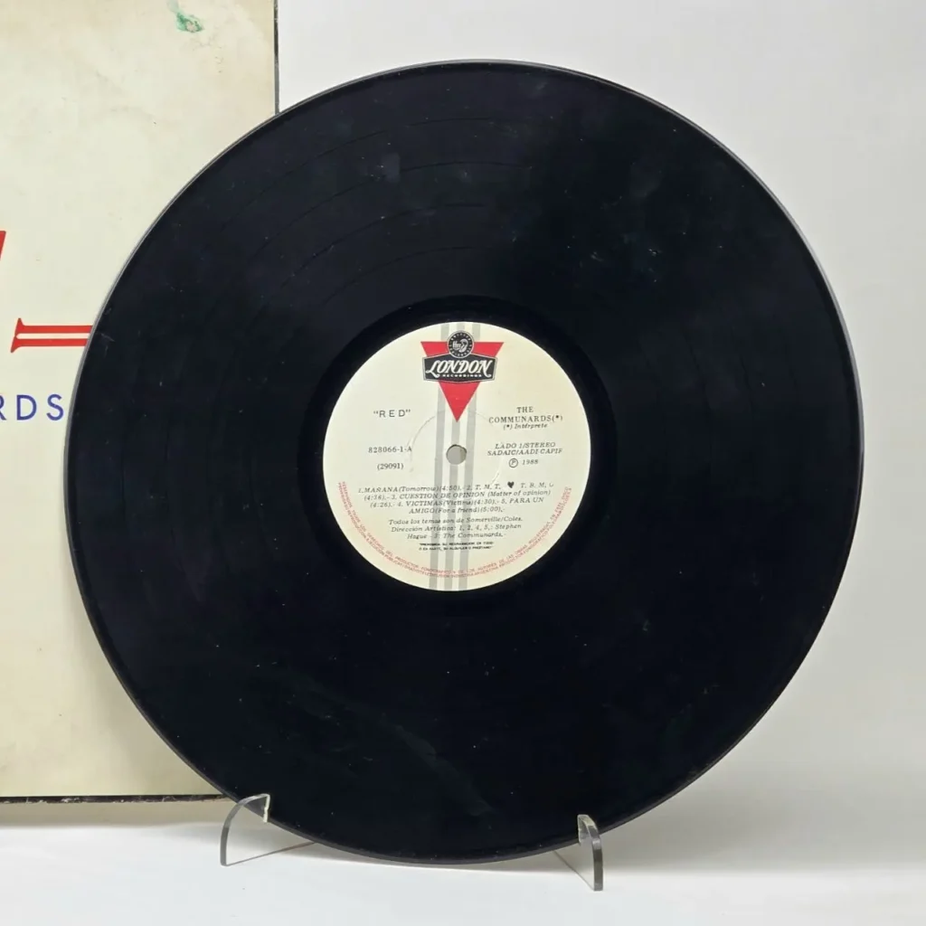 Disco de vinilo negro de The Communards, álbum 'Red' (1986), sello London Recordings. by Remates Narvaja