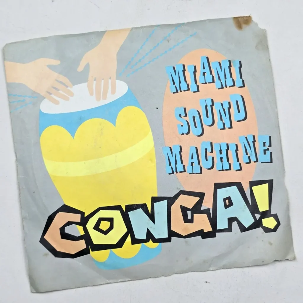 Portada del single Conga de Miami Sound Machine. by Remates Narvaja