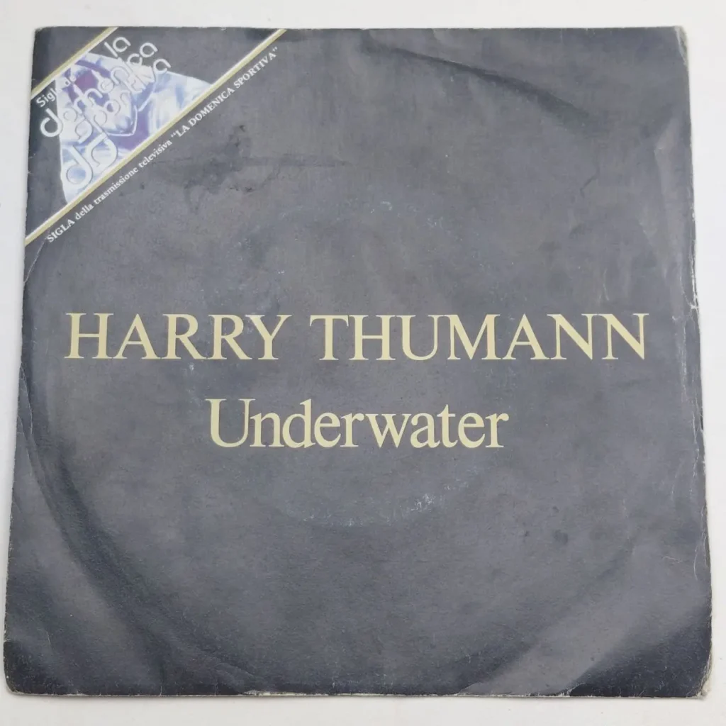 Portada de single Harry Thumann Underwater, sigla de La Domenica Sportiva. by Remates Narvaja