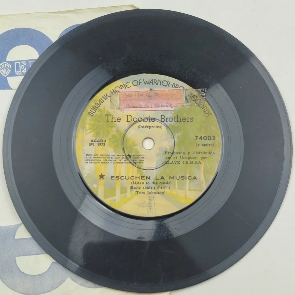 Disco de vinilo 7 pulgadas The Doobie Brothers Escuchen La Música 1973 by Remates Narvaja