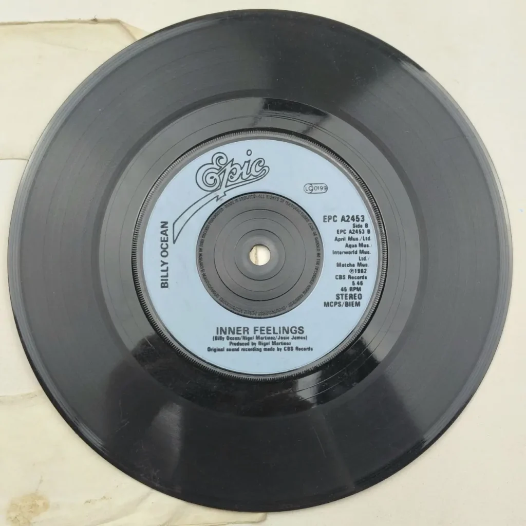 Vinilo 7 pulgadas de Billy Ocean, Inner Feelings, Epic Records, 1982. by Remates Narvaja