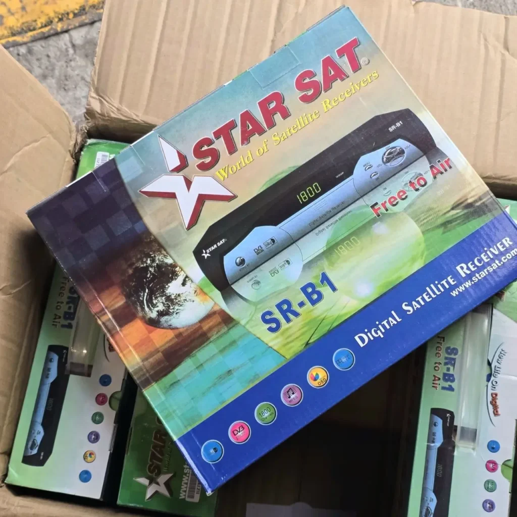 Caja de receptor satelital digital STAR SAT SR-B1 Free to Air. by Remates Narvaja