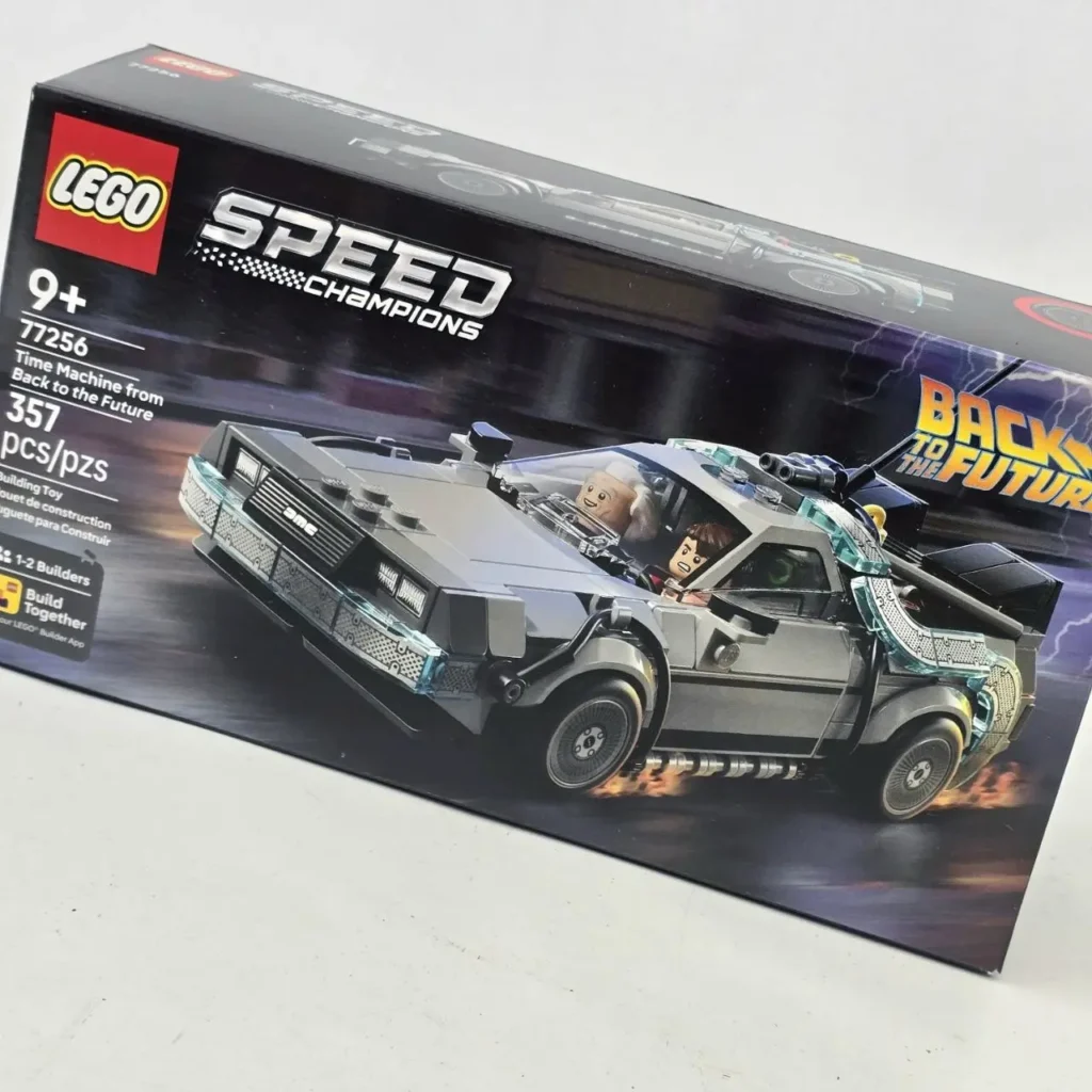 Caja del set LEGO Speed Champions 77256 DeLorean Time Machine de Back to the Future. by Remates Narvaja