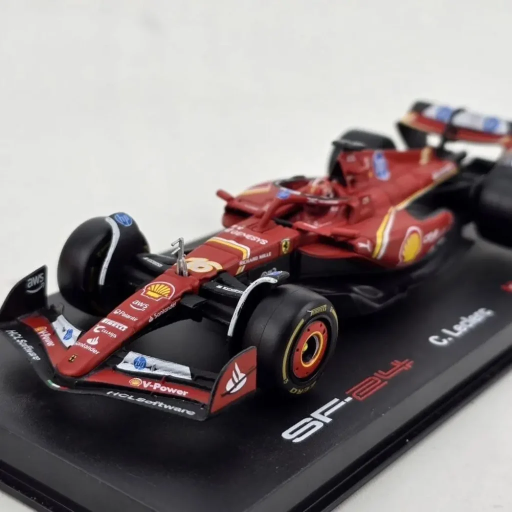 Modelo a escala Ferrari F1 SF-24 rojo de Charles Leclerc. by Remates Narvaja