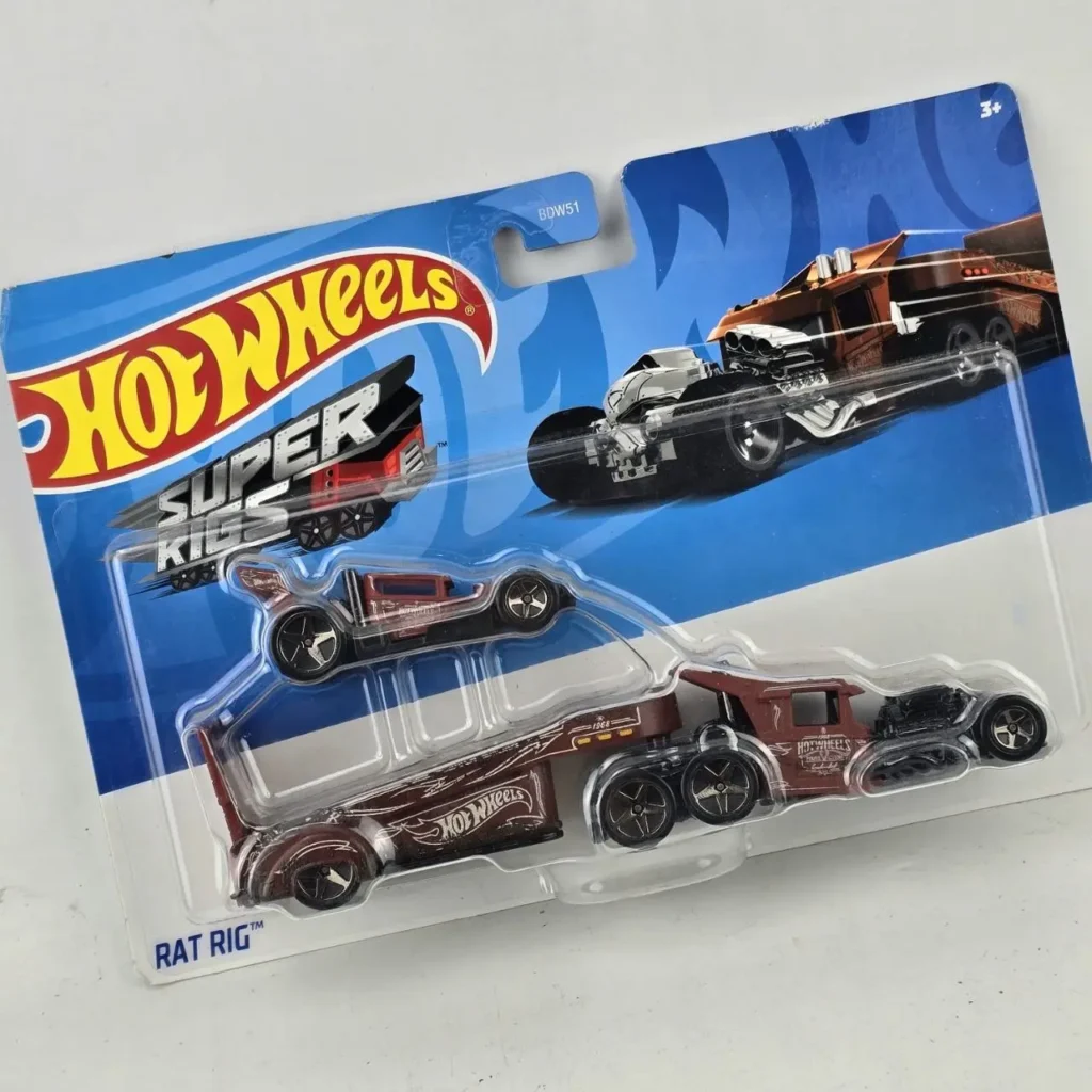 Hot Wheels Rat Rig Super Kids, set de camión y coche BDW51 nuevo en empaque. by Remates Narvaja