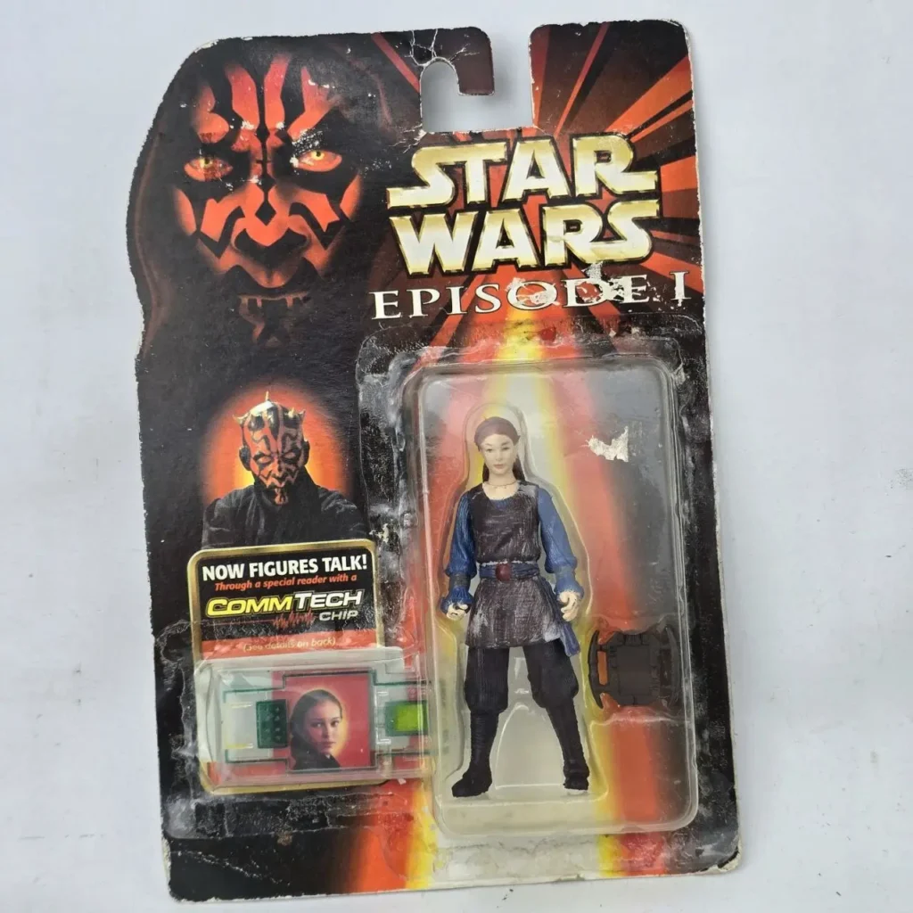 Figura de acción Star Wars Episodio I de Padmé Amidala con chip CommTech. by Remates Narvaja
