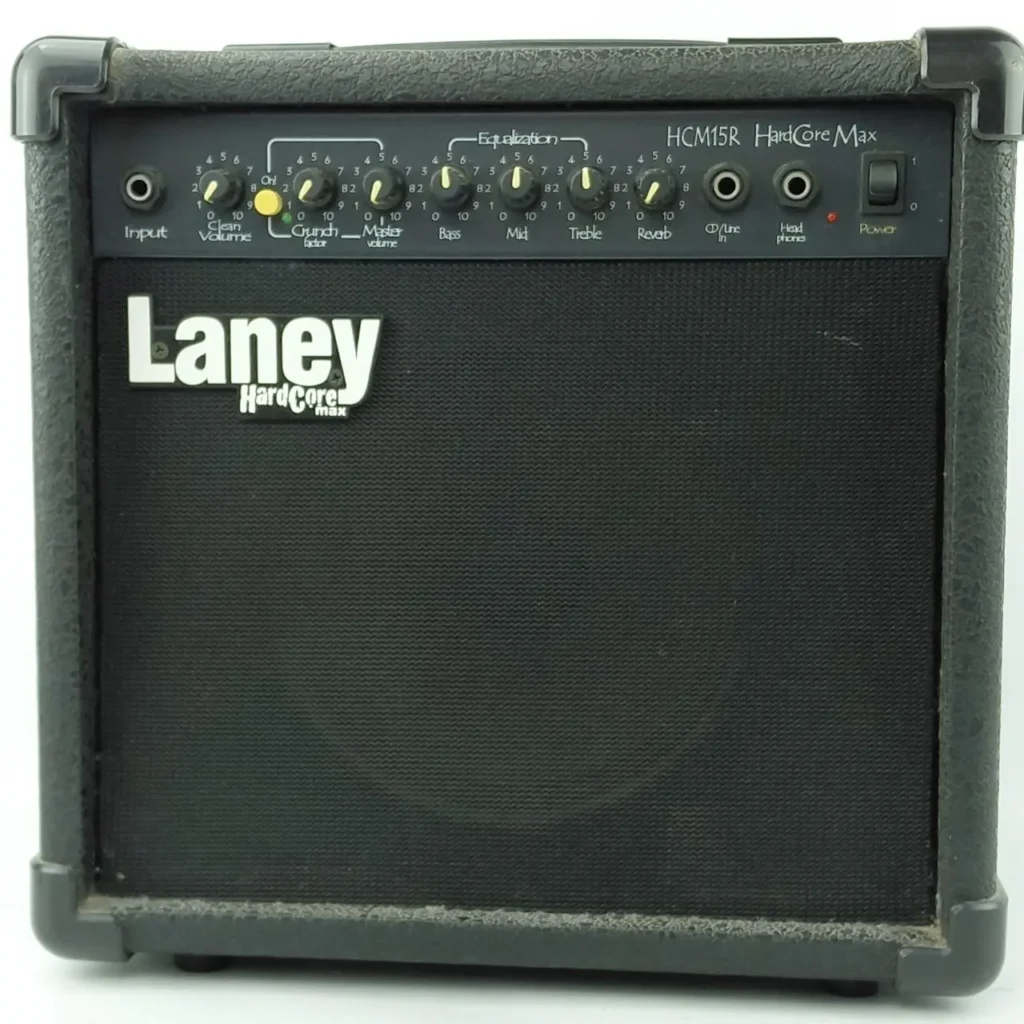 Amplificador de guitarra Laney HCM15R HardCore Max negro. by Remates Narvaja