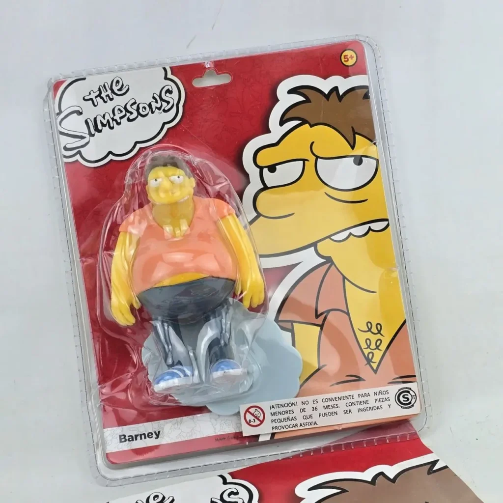 Figura de acción de Barney Gumble de Los Simpsons, nueva en blister. by Remates Narvaja