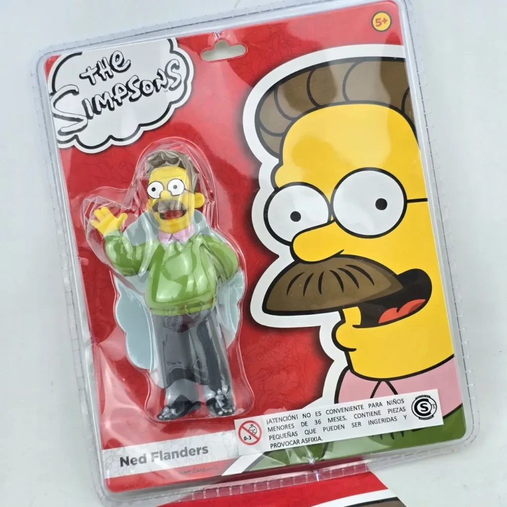 Figura de acción de Ned Flanders de Los Simpsons en su empaque original. by Remates Narvaja