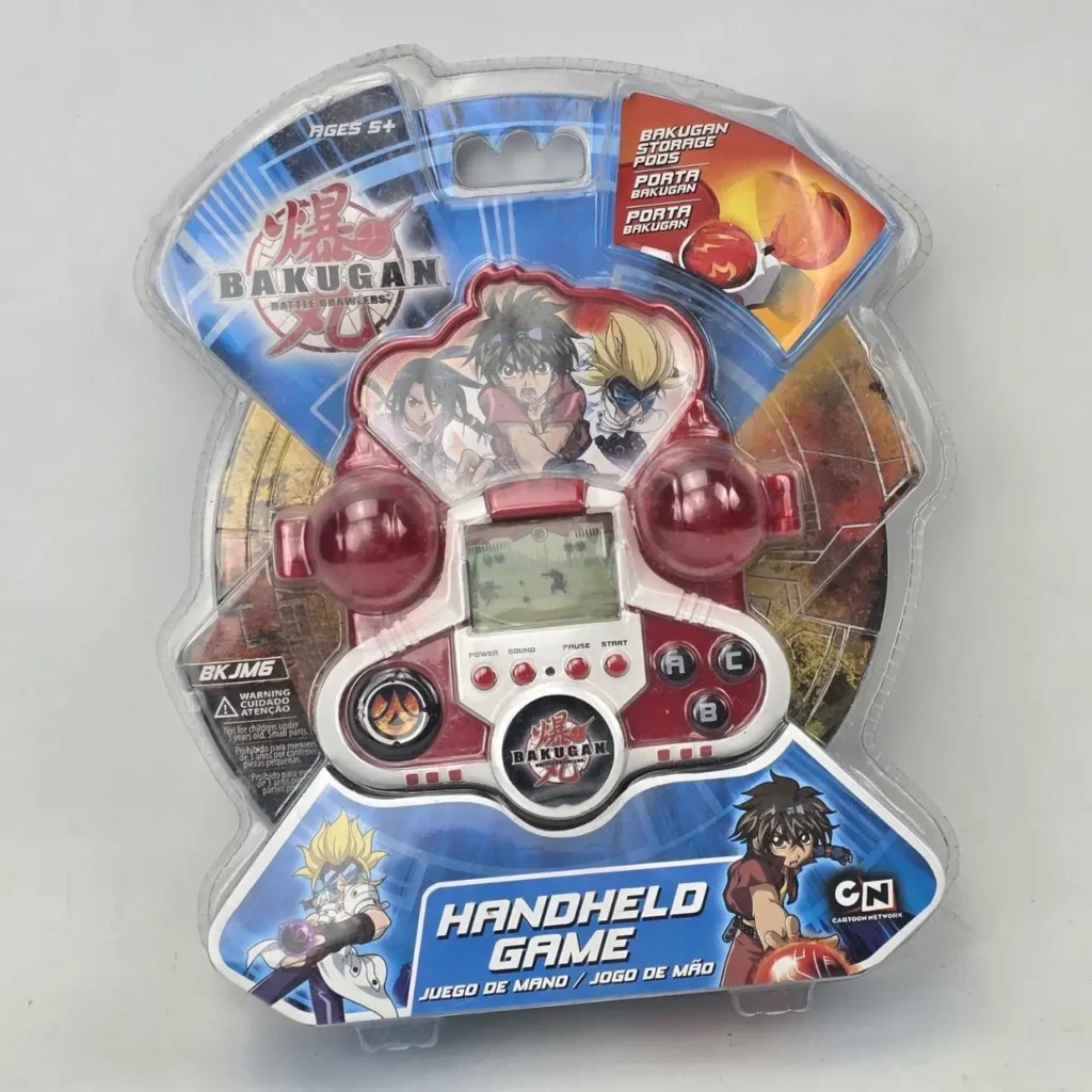 Nuevo juego electrónico de mano Bakugan Battle Brawlers, rojo y blanco, sellado en su empaque original. by Remates Narvaja
