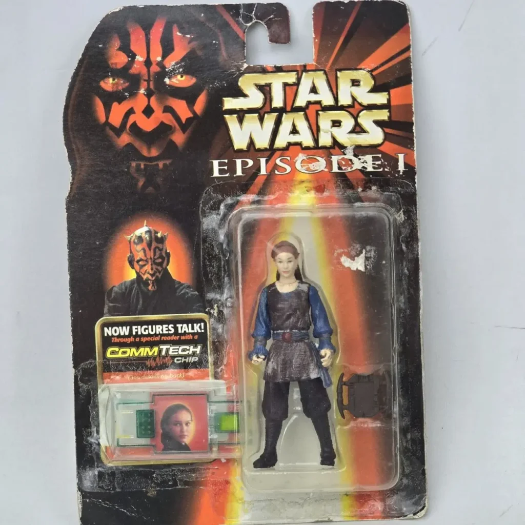 Figura de acción de Star Wars Episodio I de Padmé Amidala en empaque sellado con chip CommTech. by Remates Narvaja