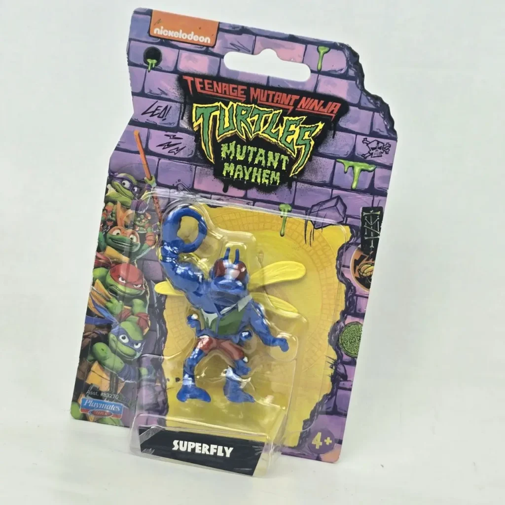 Figura de acción Superfly de TMNT Mutant Mayhem en empaque. by Remates Narvaja