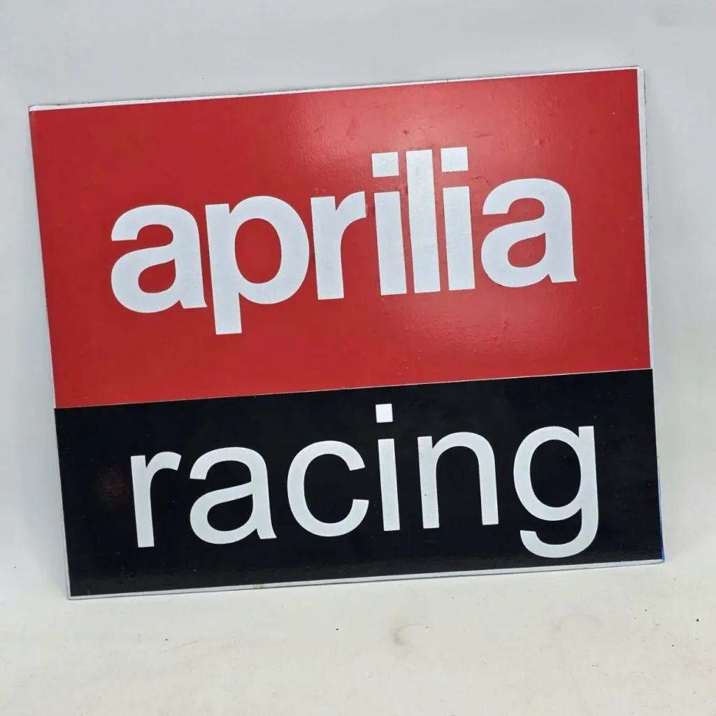 Sticker Aprilia Racing rojo y negro by Remates Narvaja