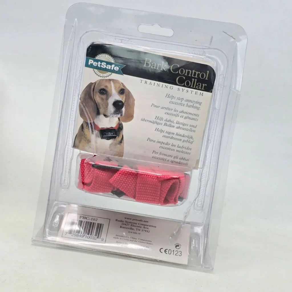 PetSafe Bark Control Collar PBC-102 con collar rojo en empaque. by Remates Narvaja