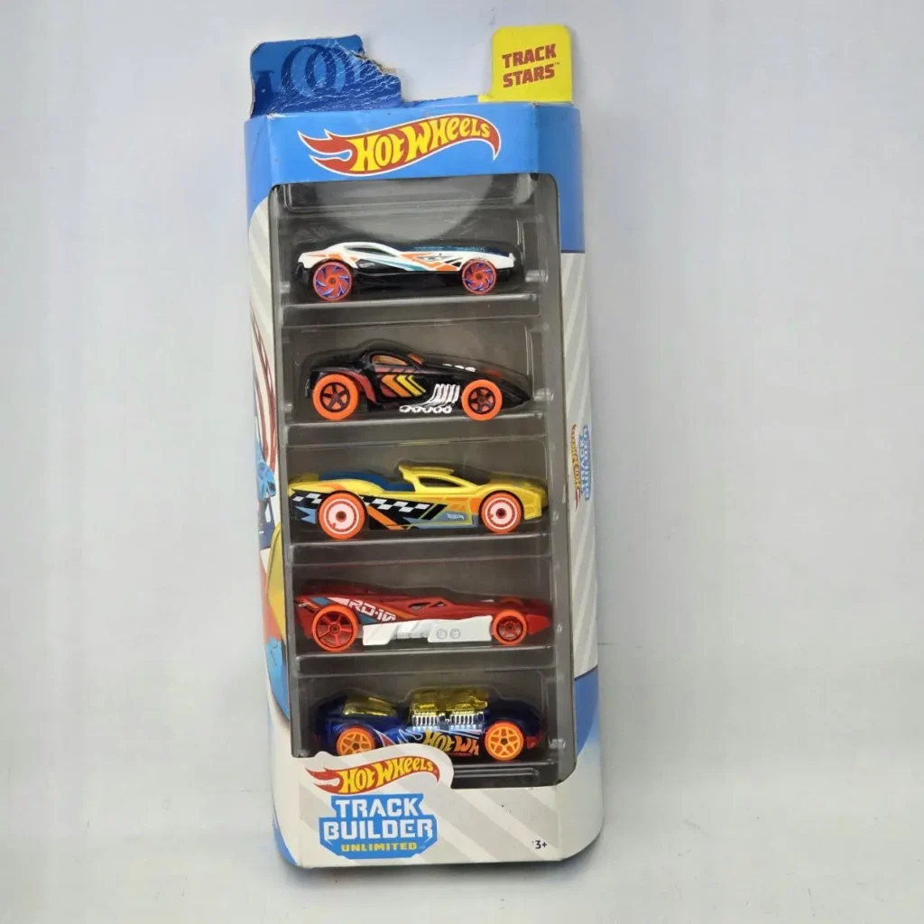 Paquete de 5 coches de juguete Hot Wheels Track Stars en su empaque original. by Remates Narvaja